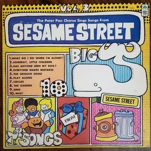 Vintage Peter Pan Chorus Sings Songs from Sesame Street Volume 3 Vinyl Record